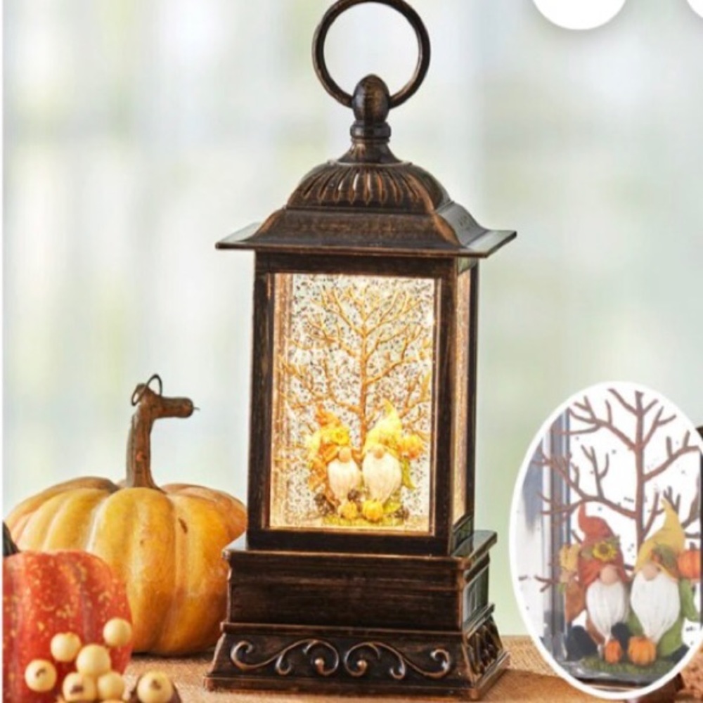 Light and Motion Fall Gnome Lantern